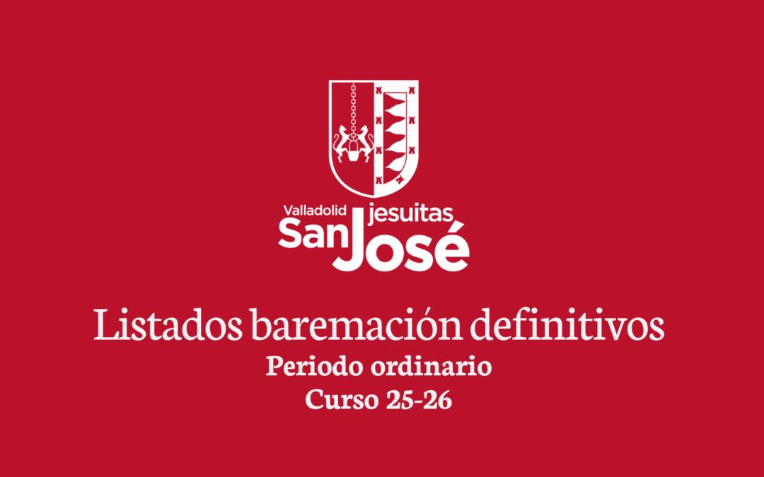 Publicados los listados de baremación y admitidos