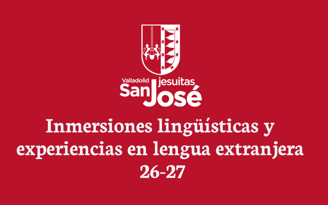 Programa de Inmersiones lingüísticas 26-27